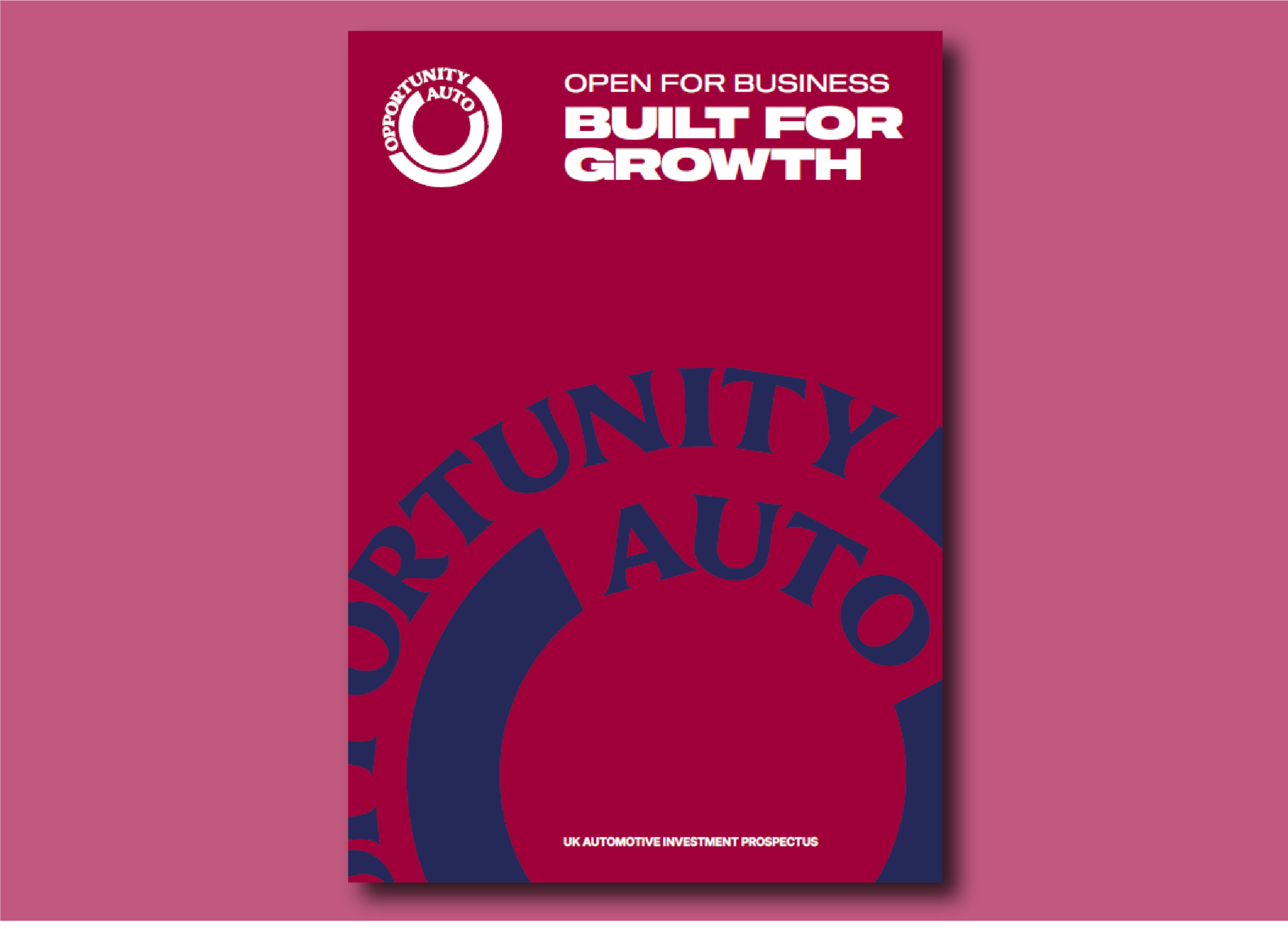 Opportunity Auto Prospectus detailing investment opportunities in the UK automotive industry.