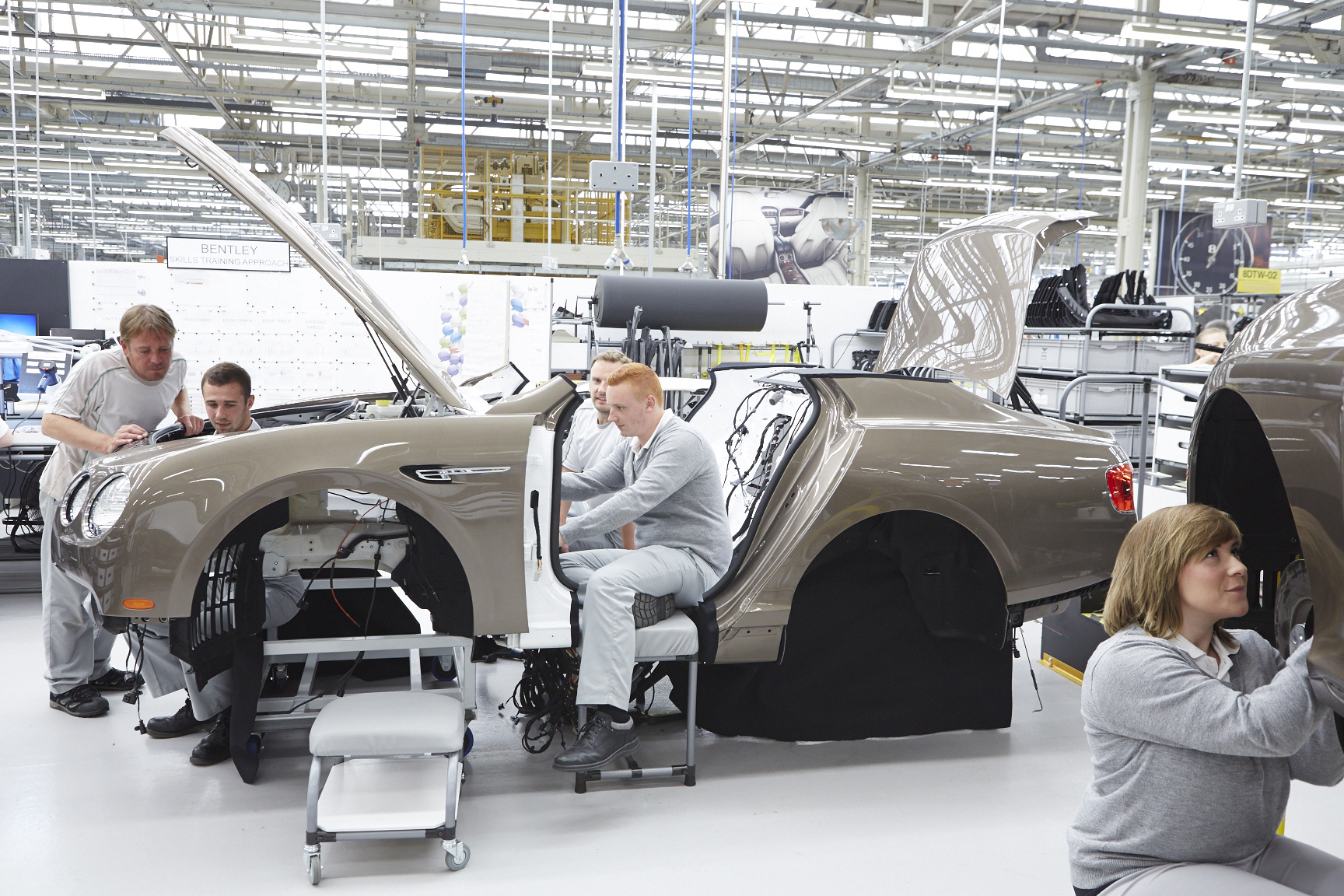 Bentley upskills with apprentices and training